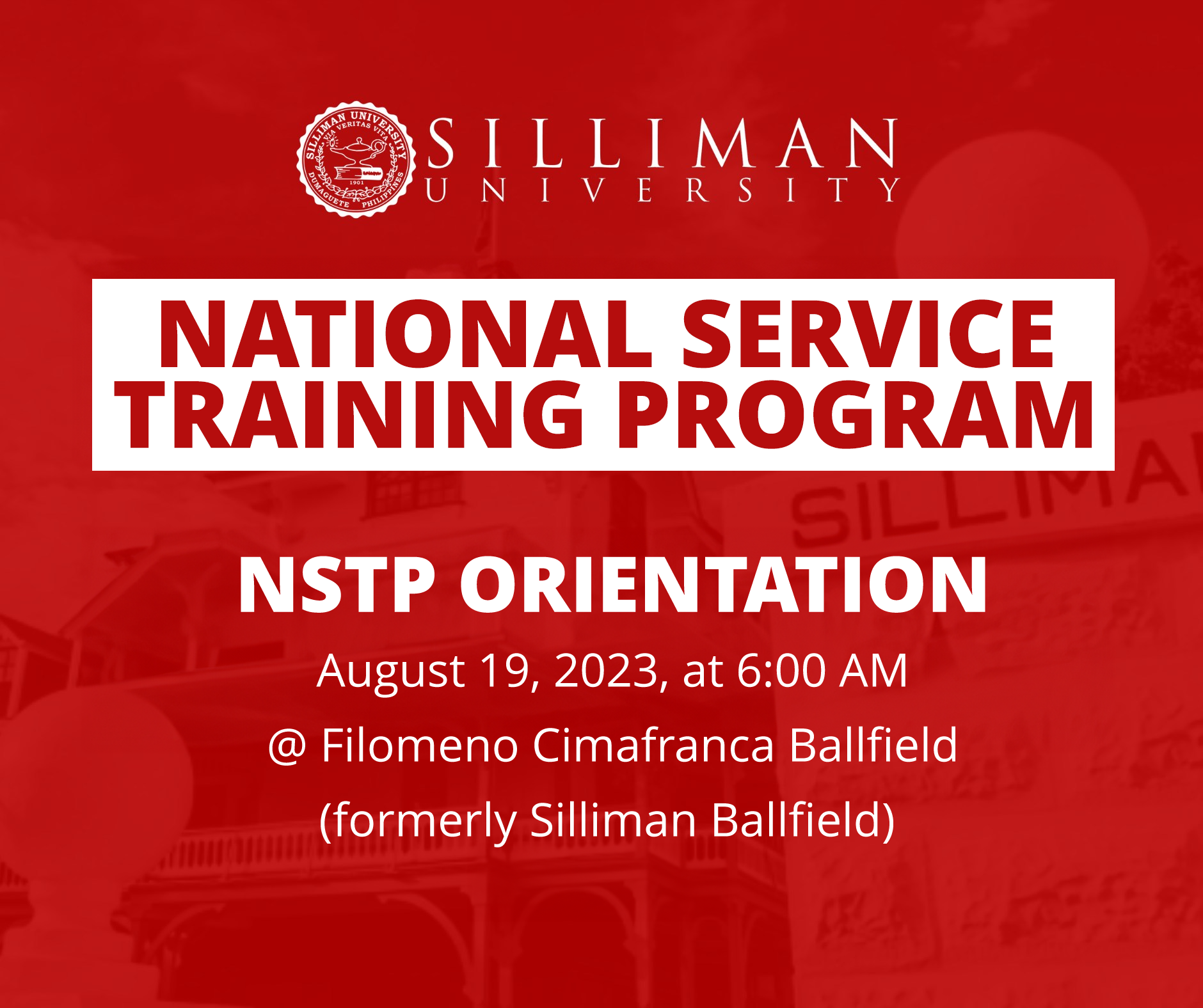 The National Service Training Program (NSTP) Orientation
