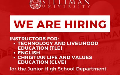 Hiring full time instructors for the Junior High School Department