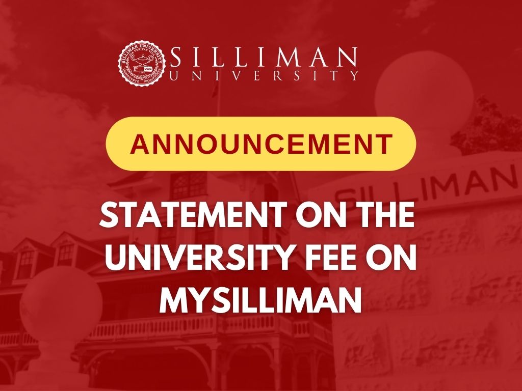 Statement on the University Fees on MySilliman