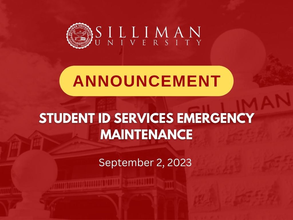 Student ID Services emergency maintenance