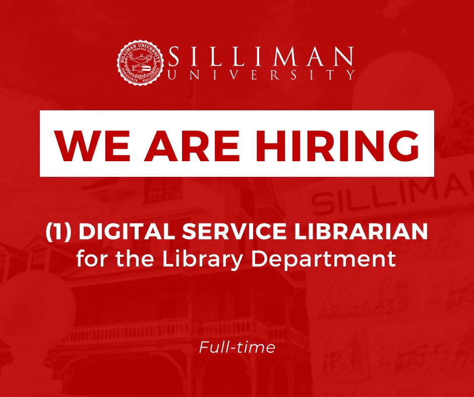 Hiring: One (1) Digital Service Librarian for the Library Department