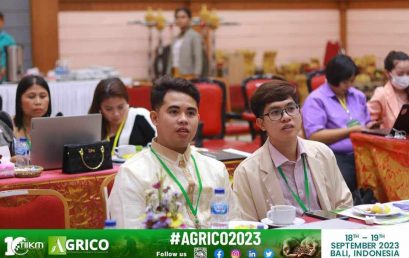 SU Agriculture faculty, student present research on farmer-bred corn for silage, natural pesticide for rice at int’l confab