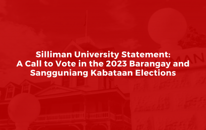 Silliman University Statement: A Call to Vote in the 2023 Barangay and  Sangguniang Kabataan Elections