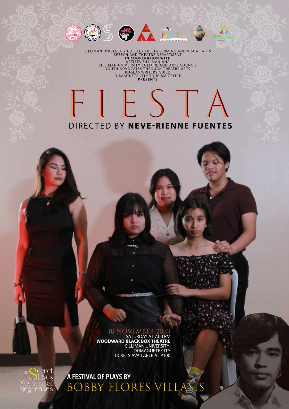 Plays of Dumaguete writer Bobby Flores Villasis to be staged starting November 8