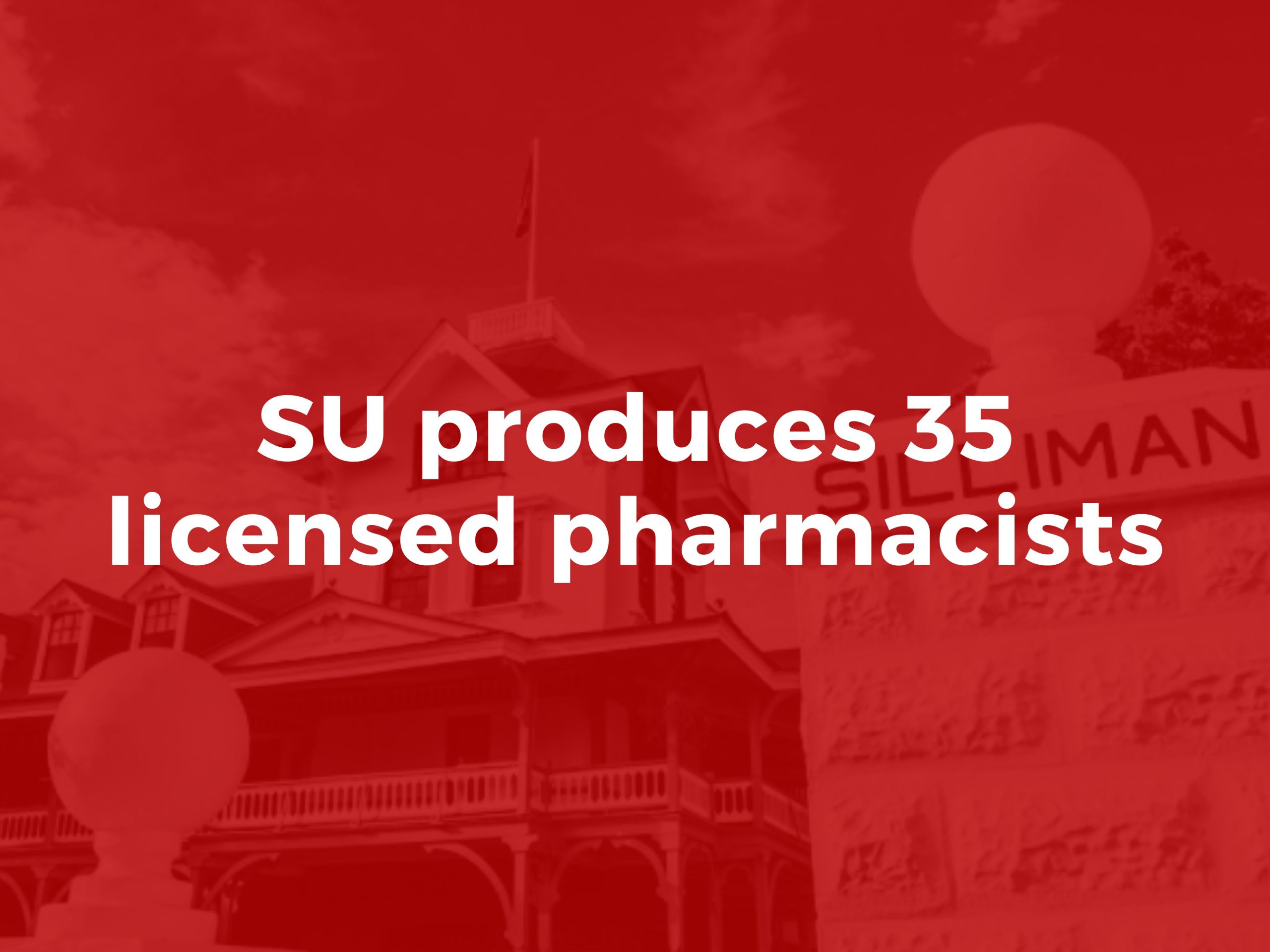 SU produces 35 licensed pharmacists