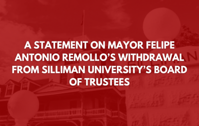 A statement on Mayor Felipe Antonio Remollo’s withdrawal from Silliman University’s Board of Trustees
