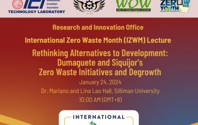 SU celebrates Int’l Zero Waste Month with a lecture