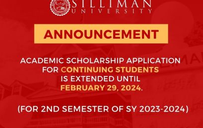 Academic Scholarship Application for continuing college students IS EXTENDED