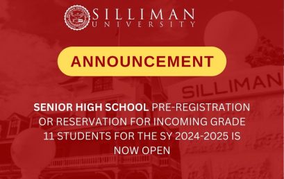 Senior High School pre-registration or reservation for incoming Grade 11 students for the SY 2024-2025 is now open