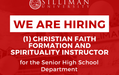 HIRING: one (1) full-time Christian Faith Formation and Spirituality (CFFS) Instructor for the Senior High School Department