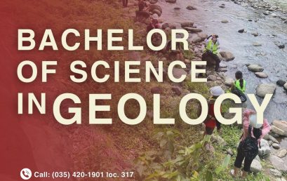 College of Arts and Sciences (CAS) – Physics Department is now accepting PRE-ADMISSION SCREENING applicants for the Bachelor of Science in Geology program for SY 2024-2025