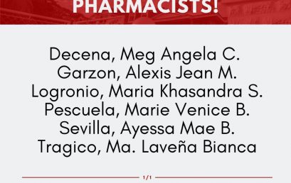 SU Pharmacy Program produced six (6) out of ten (10) passers in the April 2024 Pharmacists Licensure Examination