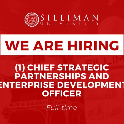 Silliman University (SU) is looking for a Chief Strategic Partnerships and Enterprise Development Officer!