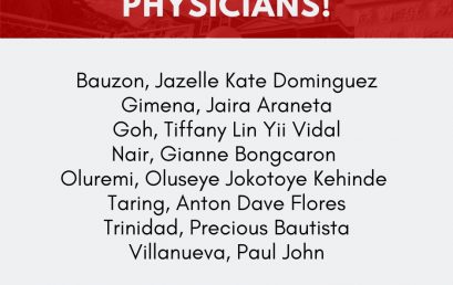 The Silliman University Medical School produced eight (8 ) new physicians in the April 2024 Physicians Licensure Examination
