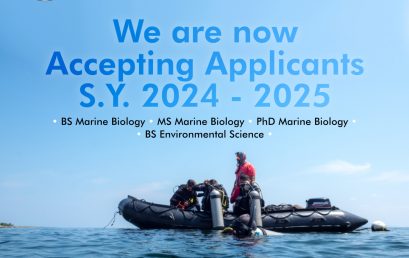 Institute of Environmental and Marine Sciences (IEMS) is now accepting applications for undergraduate and graduate courses for SY 2024-2025