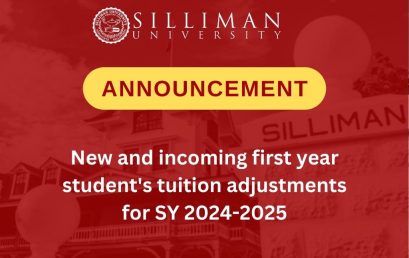 New and incoming first year students’ tuition adjustments for SY 2024-2025