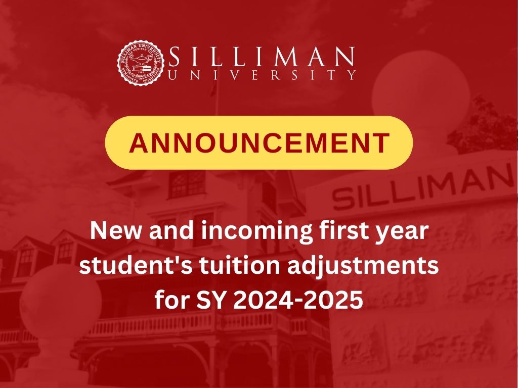 New and incoming first year students’ tuition adjustments for SY 2024-2025