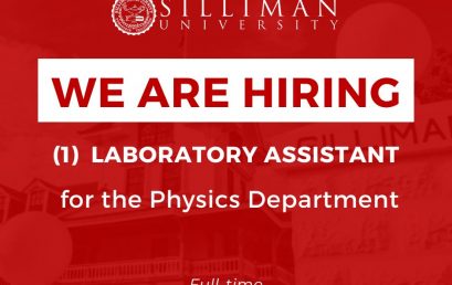 HIRING: One (1) Laboratory Assistant at the Physics Department