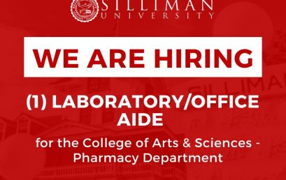 College of Arts and Sciences – Pharmacy Department is looking for a Laboratory/Office Aide
