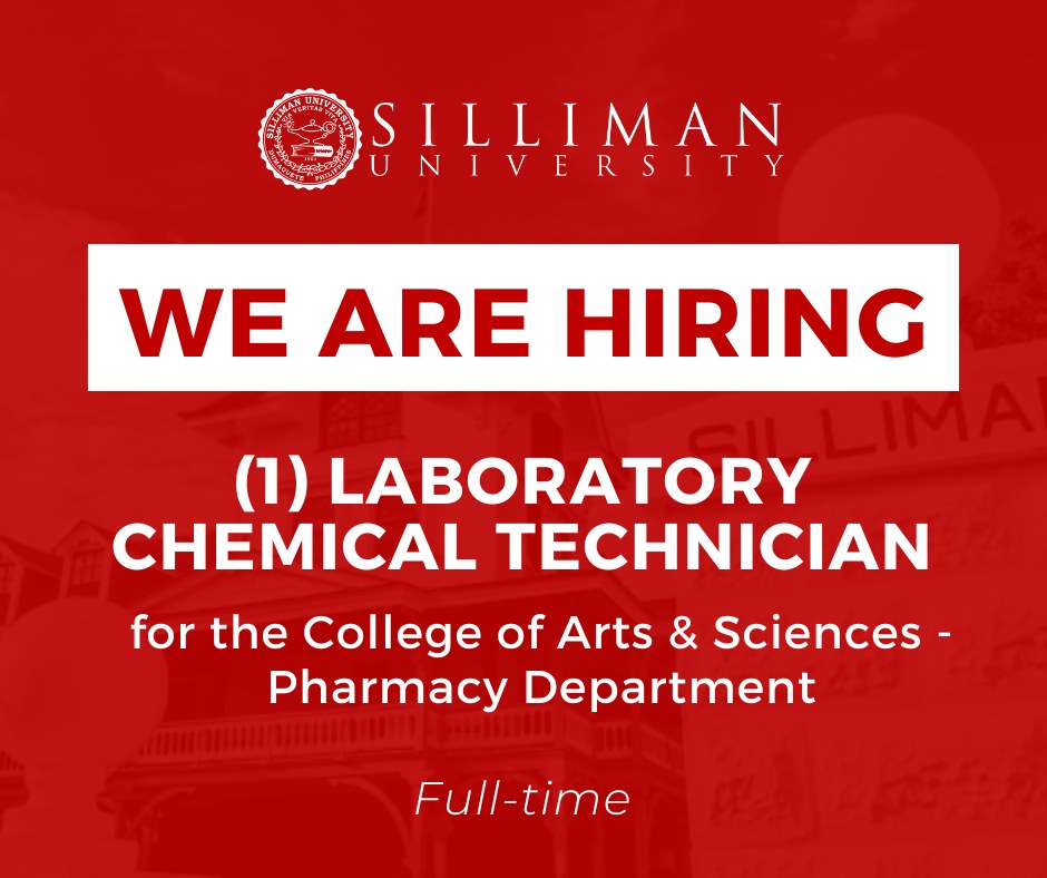 College of Arts and Sciences – Pharmacy Department is looking for a Laboratory Chemical Technician