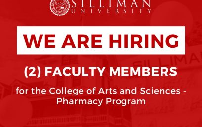 Silliman University is looking for two (2) full-time faculty members who can teach at the College of Arts and Sciences (CAS) – Pharmacy Program
