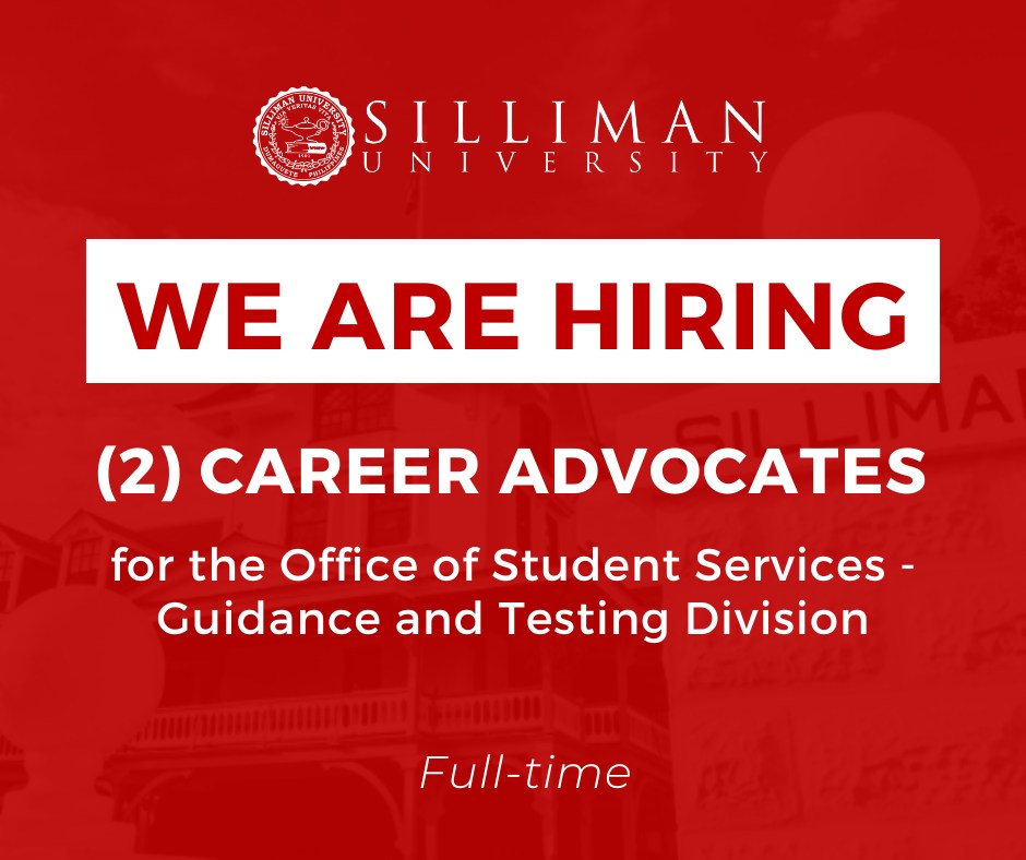 HIRING: Two (2) Full-time Career Advocates for Office of Student Services – Guidance and Testing Division