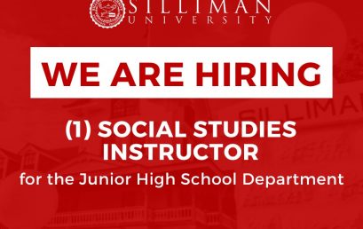 HIRING: One (1) Full-time Social Studies Instructor