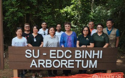 SU and EDC unveil Palinpinon arboretum marker