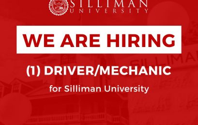 HIRING: Silliman University (SU) is hiring a Driver/Mechanic