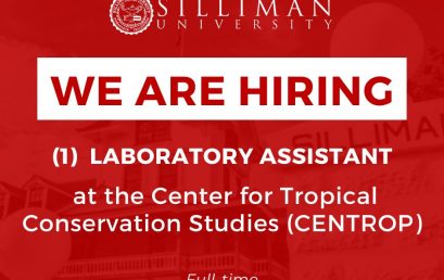 HIRING: 1 (one) Lab. Assistant at the Center for Tropical Conservation Studies (CENTROP)