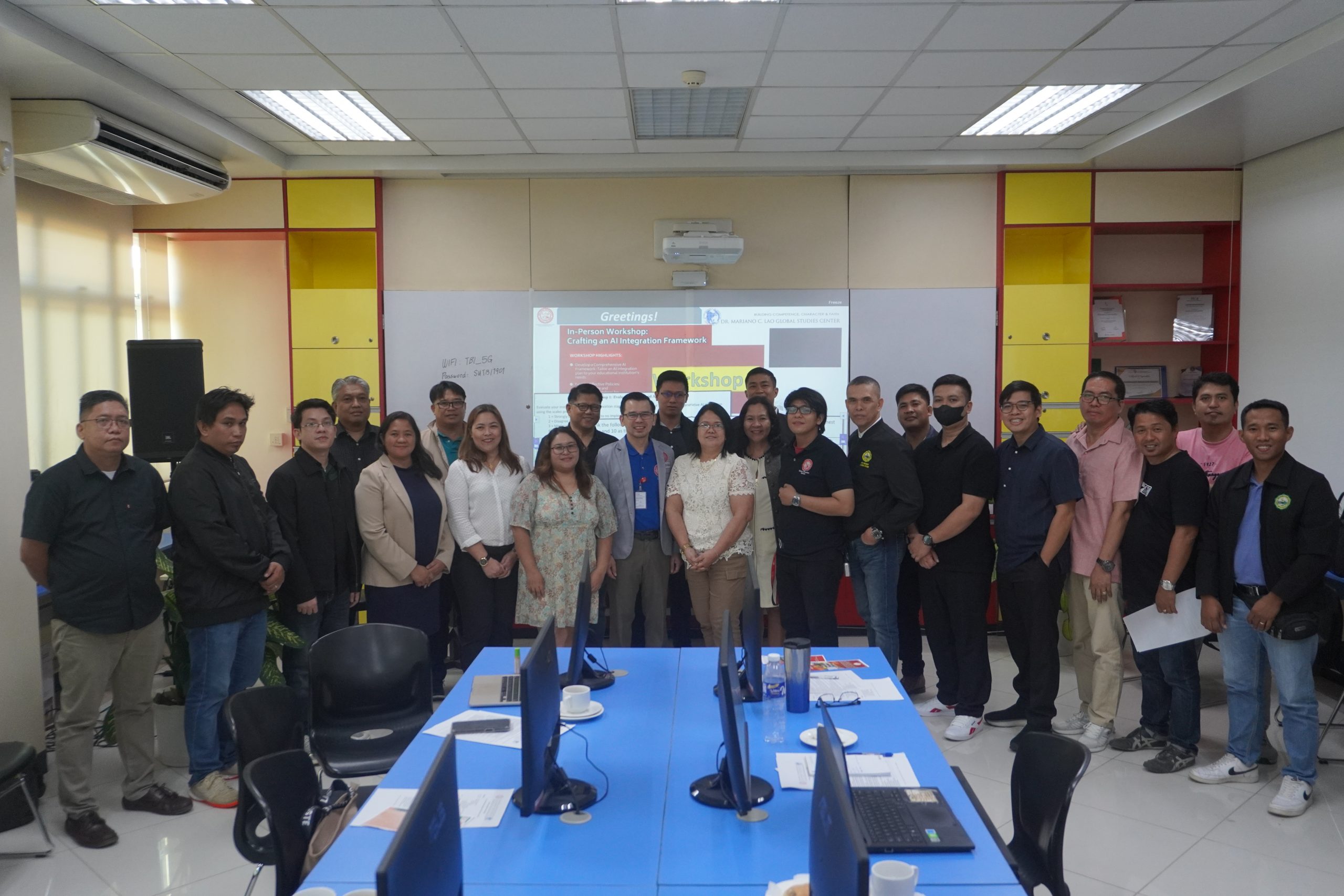 SU GSC gathers VisMin schools for Crafting an AI Integration Framework workshop