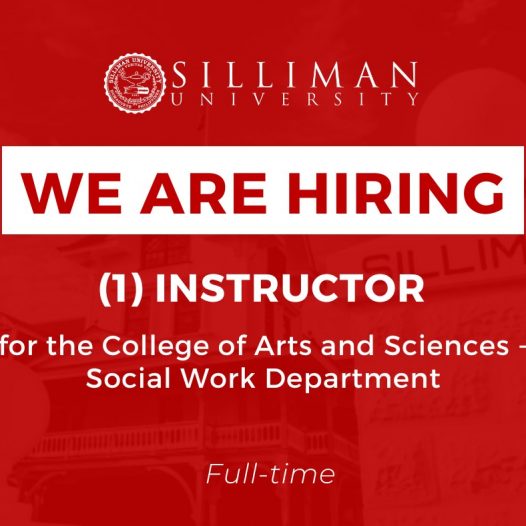 SU College of Arts and Sciences (CAS) – Social Work Department is looking for a Full-time Instructor