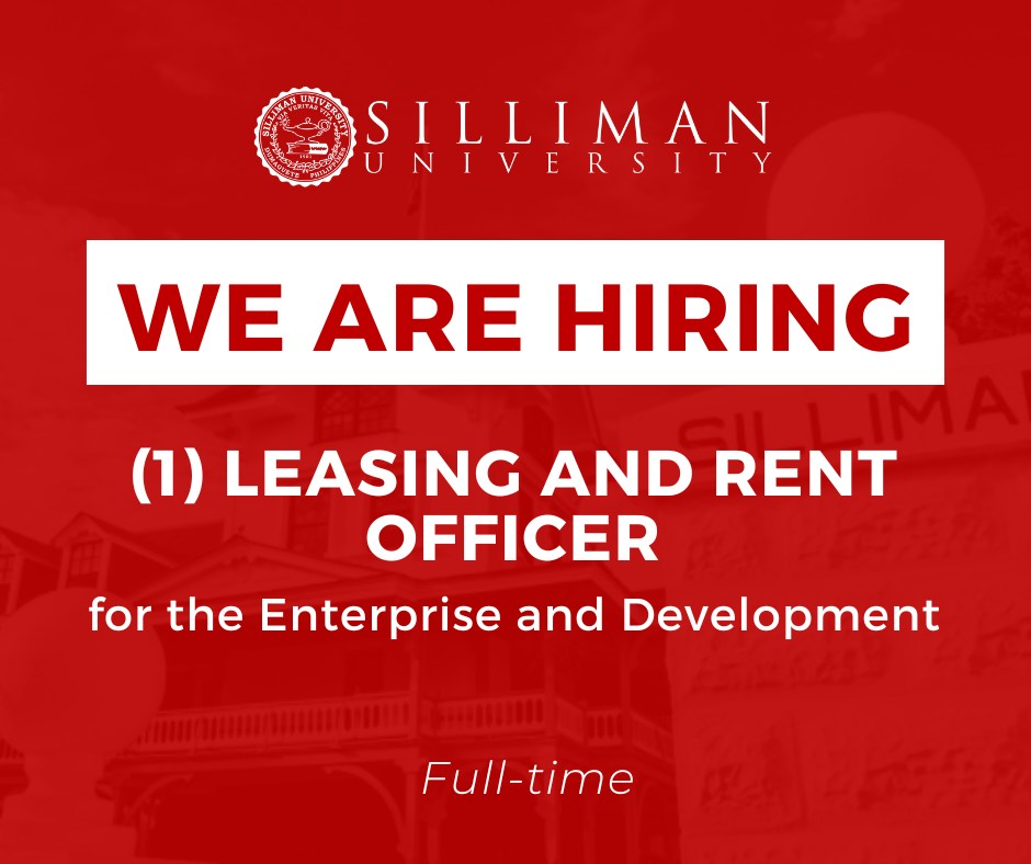 Silliman University (SU) is hiring a full-time Leasing and Rent Officer at the Enterprise and Development