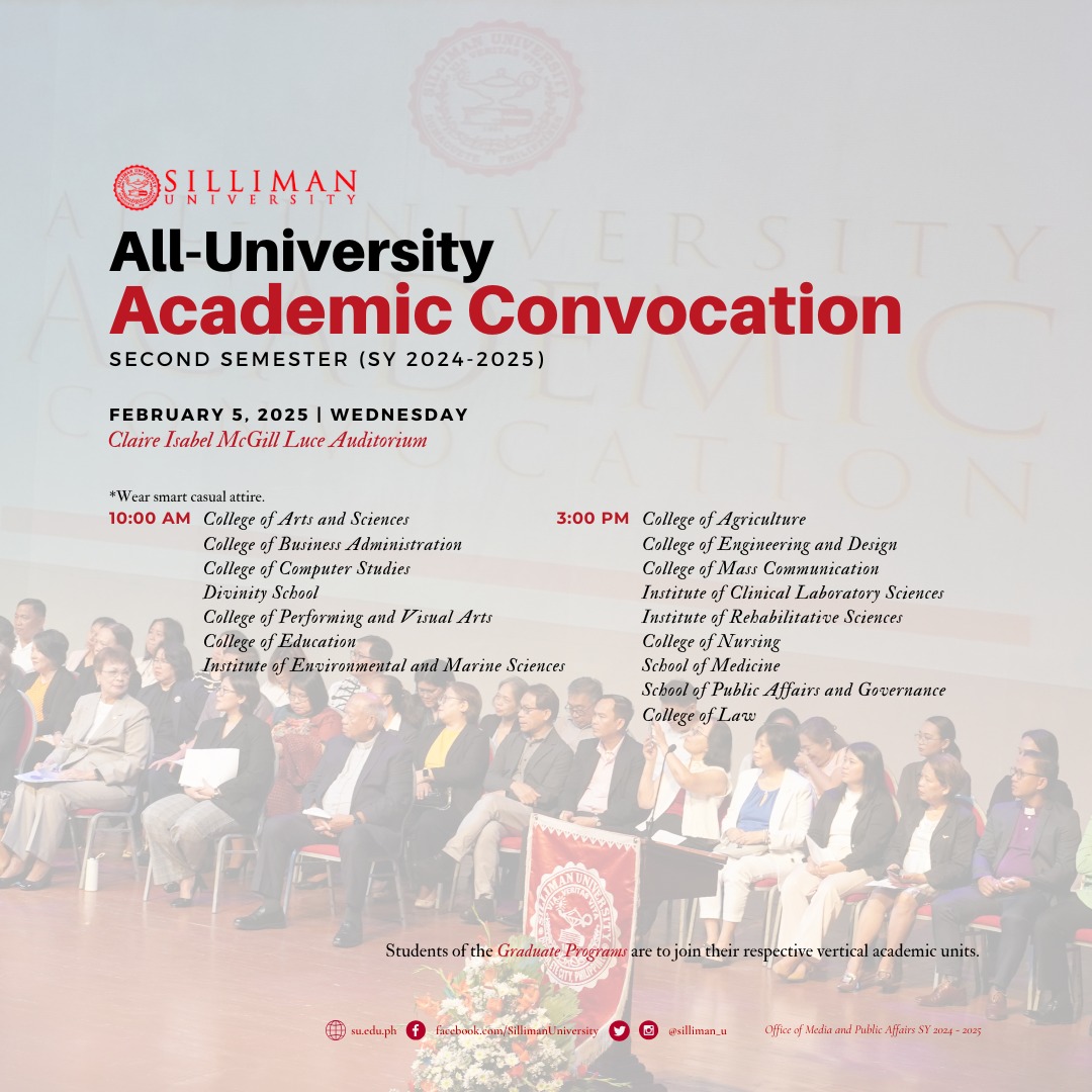 All-University Academic Convocation is scheduled on February 5, 2025