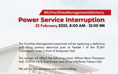 Facilities Management and Administrative Services (FMAS) announces that there will be a Power Service Interruption on February 22, 2025