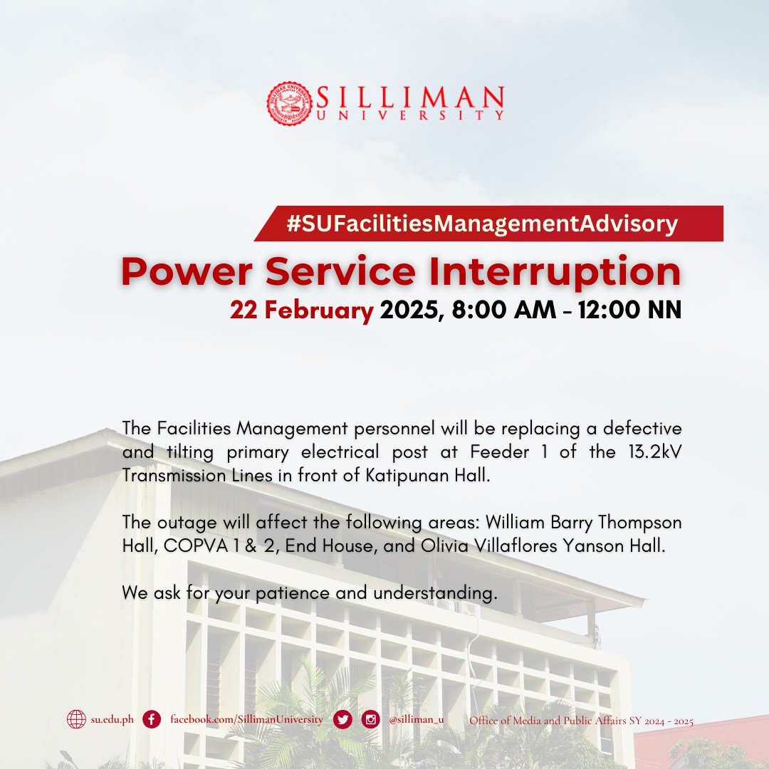 Facilities Management and Administrative Services (FMAS) announces that there will be a Power Service Interruption on February 22, 2025