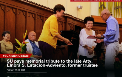 SU pays memorial tribute to Atty. Elnora S. Estacion-Adviento, former trustee