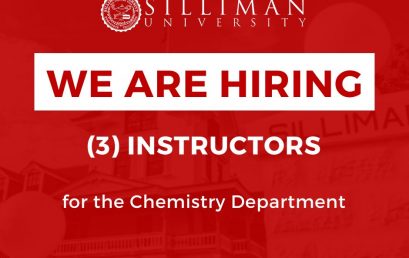 College of Arts and Sciences (CAS) – Chemistry Department is hiring 3 full-time instructors