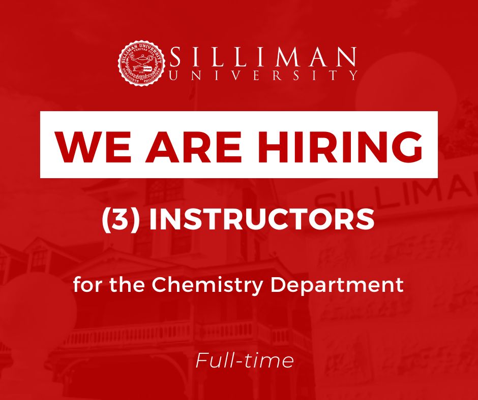 College of Arts and Sciences (CAS) – Chemistry Department is hiring 3 full-time instructors College of Arts and Sciences (CAS) – Chemistry Department is hiring 3 full-time instructors