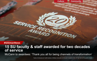 15 SU faculty & staff awarded for two decades of service