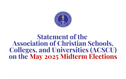 Statement of the Association of Christian Schools, Colleges, and Universities (ACSCU) on the May 2025 Midterm Elections