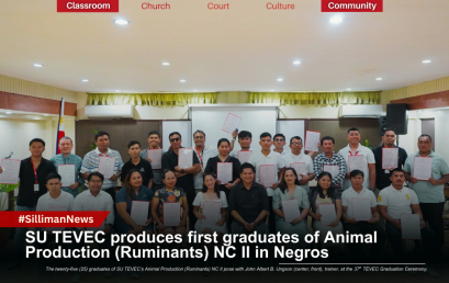 SU TEVEC produces first graduates of Animal Production (Ruminants) NC II in Negros