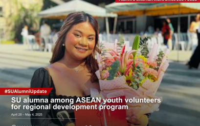 SU alumna among ASEAN youth volunteers for regional development program