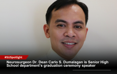 Neurosurgeon Dr. Dean Carlo S. Dumalagan is Senior High School department’s graduation ceremony  speaker