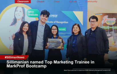 Sillimanian named Top Marketing Trainee in MarkProf Bootcamp