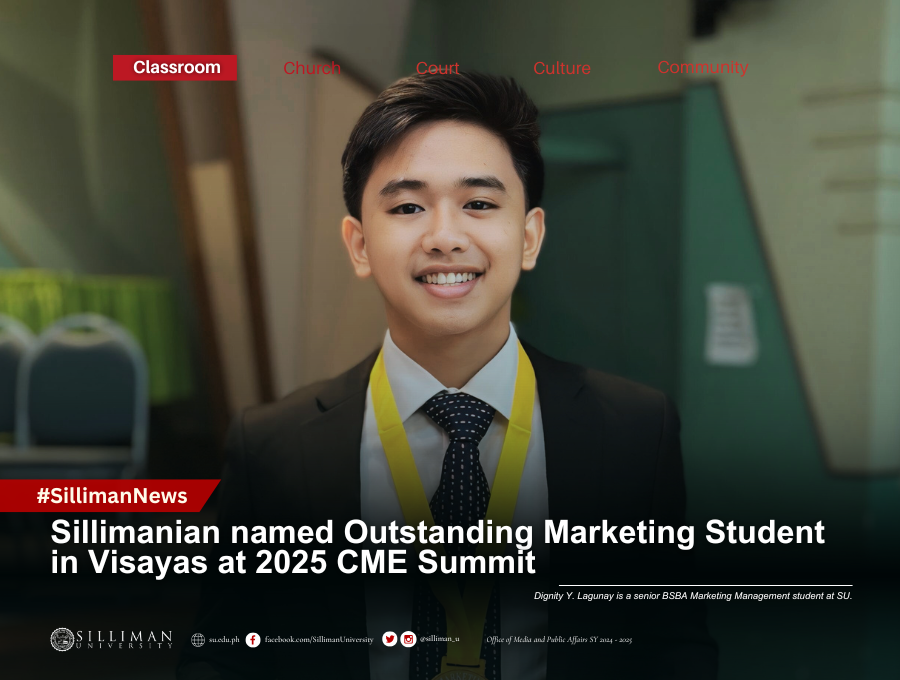 Sillimanian named Outstanding Marketing Student in Visayas at 2025 CME Summit Sillimanian named Outstanding Marketing Student in Visayas at 2025 CME Summit