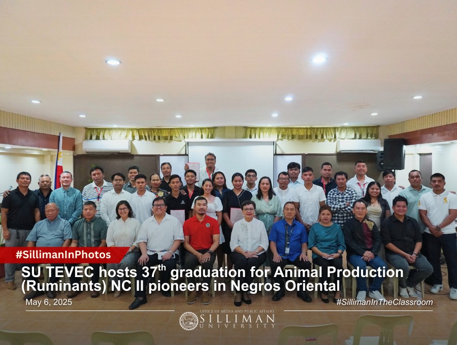 SU TEVEC hosts 37th graduation for Animal Production (Ruminants) NC Il pioneers in Negros Oriental SU TEVEC hosts 37th graduation for Animal Production (Ruminants) NC Il pioneers in Negros Oriental