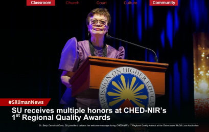 SU receives multiple honors at CHED-NIR’s 1st Regional Quality Awards