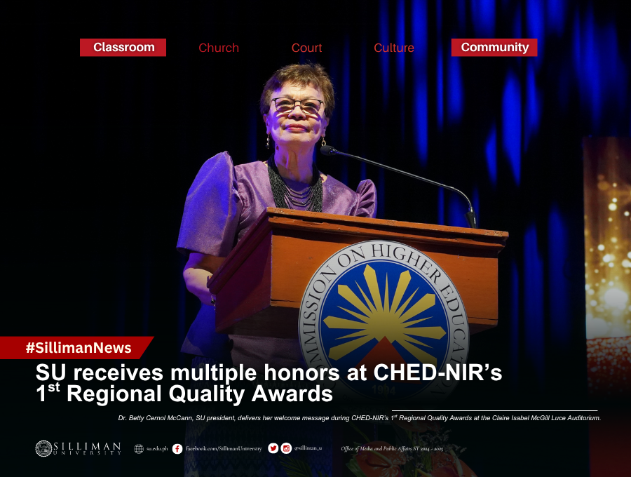 SU receives multiple honors at CHED-NIR’s 1st Regional Quality Awards SU receives multiple honors at CHED-NIR’s 1st Regional Quality Awards