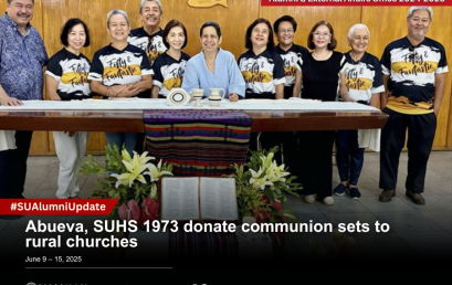 Abueva, SUHS 1973 donate communion sets to rural churches
